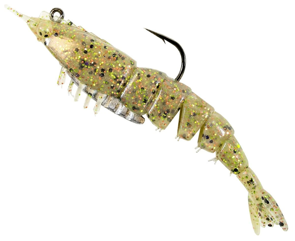 Zman EZ Shrimpz 3.5 Inch Rigged Soft Plastic Lure - Image 6