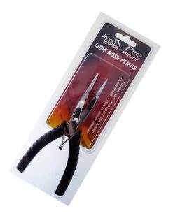 Jarvis Walker 6 Inch Long Nose Stainless Steel Fishing Pliers With Sheath